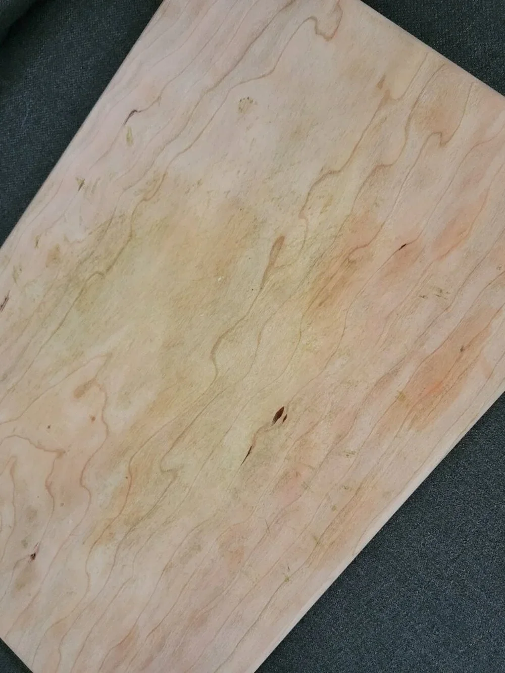 Non-Toxic Cutting Board Serving board in Cherry Wood Chemical free LIGHTLY USED